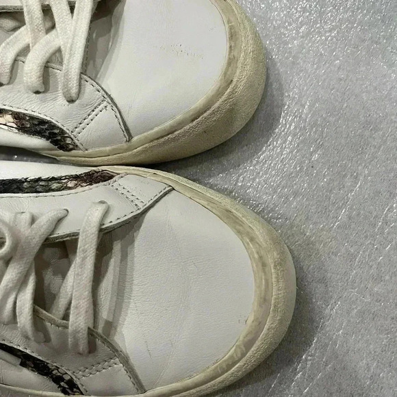 [W9M/M7M]Madewell Sidewalk Low-Top Sneakers in Snake  Embossed Leather - Picture 9 of 11